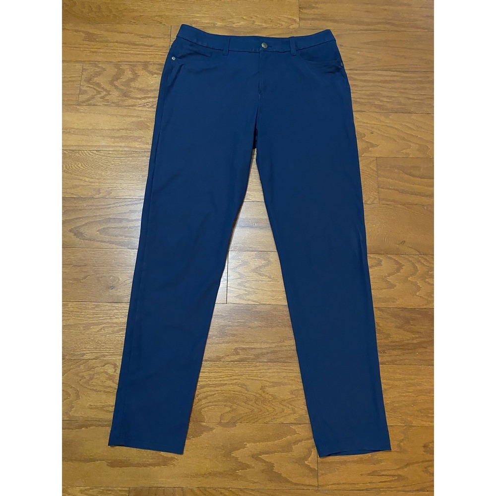 Lululemon ABC Classic-Fit Pant 32 Warpstreme Navy Blue Mens 33‎ LM5AQTT.03